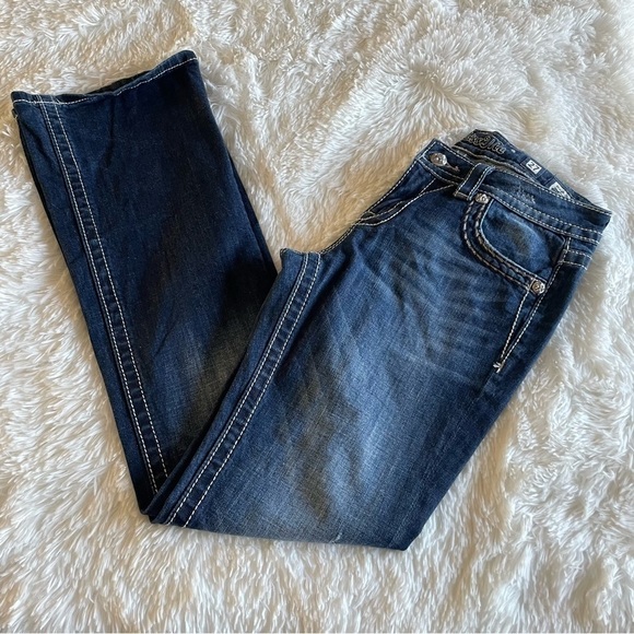 ✅5X Host Pick✅ Miss Me Embellished Mid Rise Easy Boot, 27x33 - Picture 2 of 12